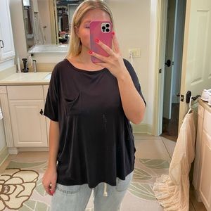 Blue-purple oversized Urban Outfitters tee